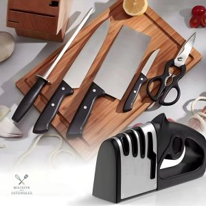 Aiguiseur couteau pratique pour un tranchant optimal