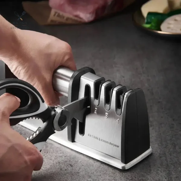 Aiguiseur couteau compact et efficace pour usage quotidien