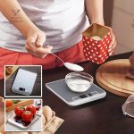 Balance de cuisine compacte avec affichage clair