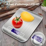 Balance de cuisine légère et facile à utiliser