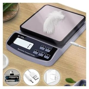 Balance cuisine numérique LED rechargeable par USB