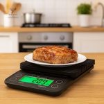 Échelle de cuisine digitale avec fonction minuterie