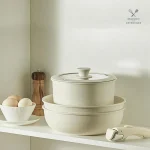 Set de cuisson céramique avec poignées