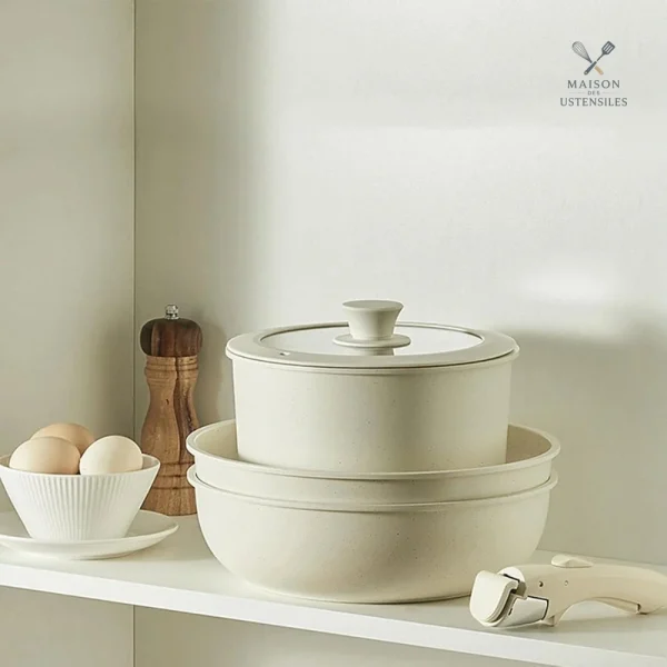 Set de cuisson céramique avec poignées