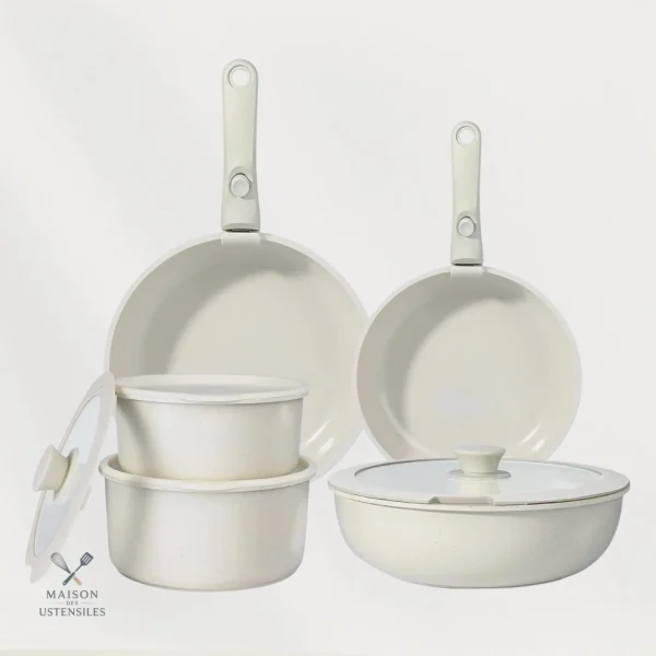 Batterie de cuisine élégante et fonctionnelle