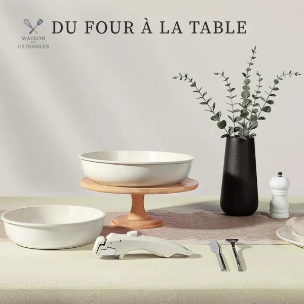 Cuisinez avec des poêles en inox