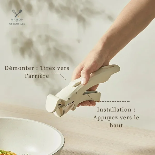 Ensemble de poêles en céramique et inox