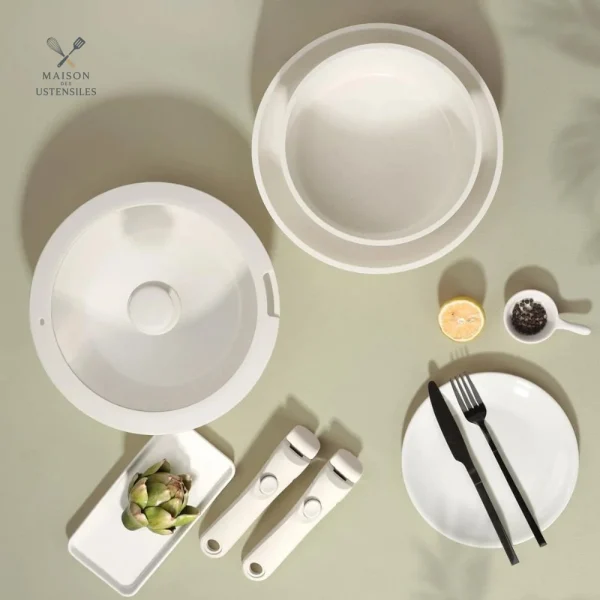 Batterie de cuisine polyvalente 11 pièces