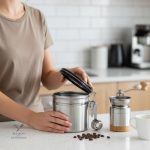 Boîte de rangement design pour café en grains