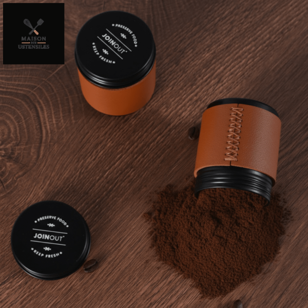 Boîte de rangement en aluminium 150ml, design fonctionnel