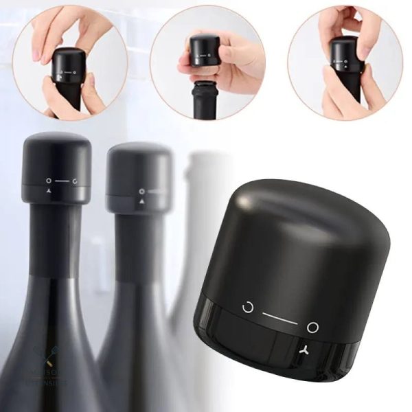 Bouchon sous vide pour conservation du vin