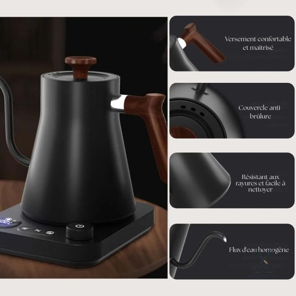 Bouilloire design pour infusion parfaite