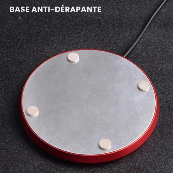 Dispositif chauffe-tasse électrique pour bureau