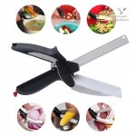 Accessoire de cuisine : ciseaux à double fonction