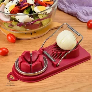 Accessoire de cuisine pratique pour couper des œufs