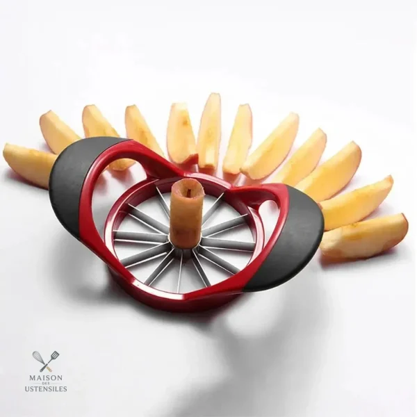 Accessoire de cuisine en inox pour couper les pommes
