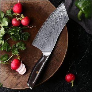 Couteau Damas F.YOUNG – Couteau de Cuisine