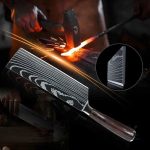 Couteau de cuisine japonais Santoku, polyvalent et pratique