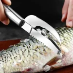 Accessoire de cuisine pour nettoyer le poisson