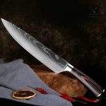 Couteau santoku Xtuo pour une cuisine efficace
