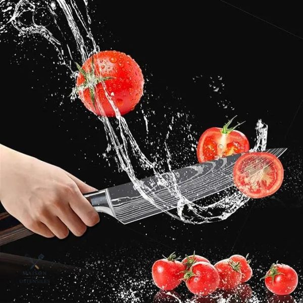 Couteau santoku, Xtuo pour une découpe précise
