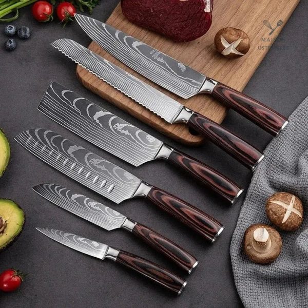 Couteau Xtuo santoku, outil de préparation culinaire