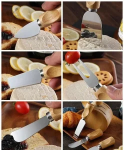 Set de couteaux à fromage pour les passionnés de gastronomie