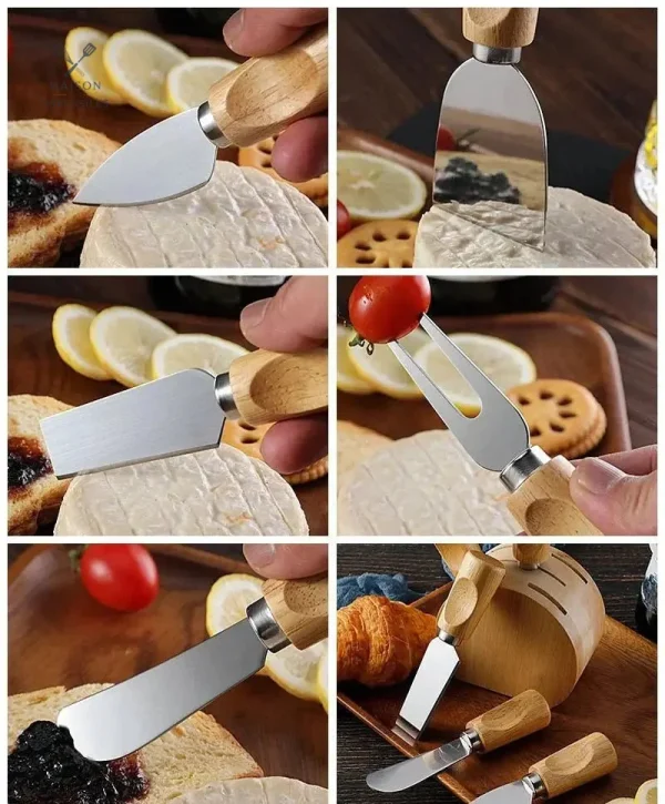Set de couteaux à fromage pour les passionnés de gastronomie