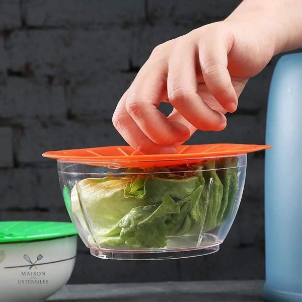 Solution en silicone pour couvrir et conserver les aliments