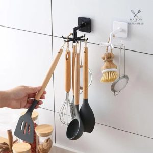 Accessoires de cuisine innovants avec rotation à 360°