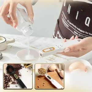 Cuillère numérique pour peser les ingrédients en cuisine