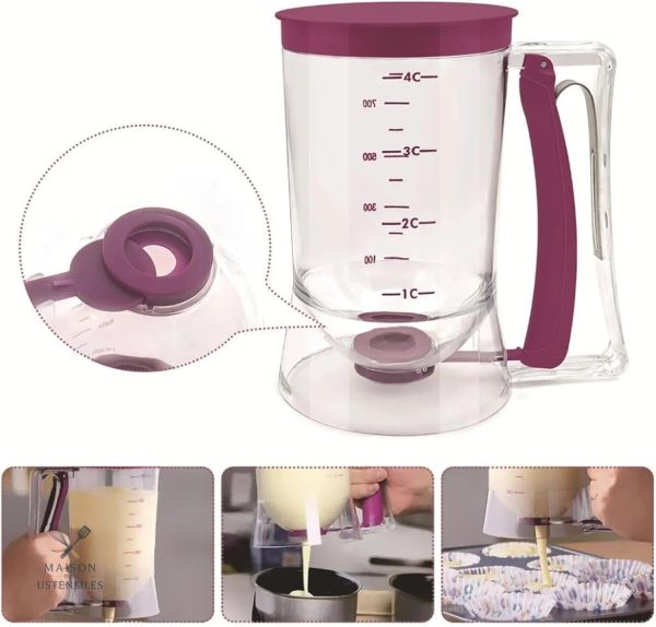 Accessoire de cuisine pour doser la pâte facilement