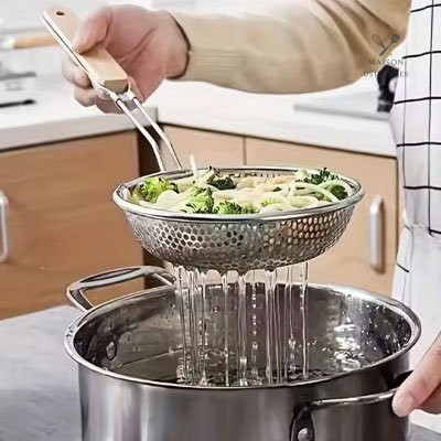 ecumoire-inox-healthy-drain-1 Ecumoire inox Healthy Drain pour la cuisine