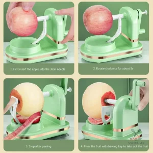 Accessoire de cuisine : éplucheur à pommes efficace