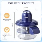 Outil électroménager pour la préparation de légumes