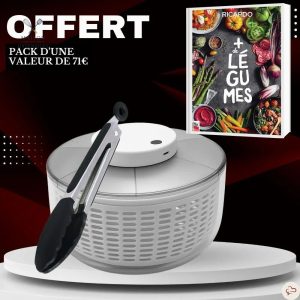 Essoreuse à salade automatique pour un séchage rapide