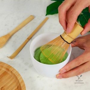 Fouet matcha traditionnel en bambou