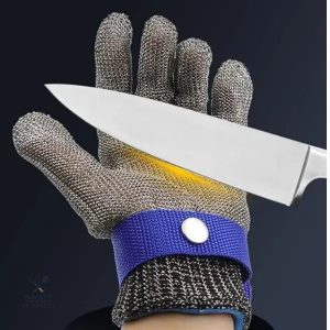 Gant anti coupure adapté aux couteaux de cuisine