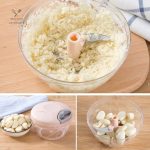 Hachoir à viande rose, pratique et efficace