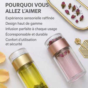 Infuseur en verre pour une infusion parfaite