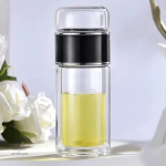 Infuseur à thé en verre double paroi - vue 4