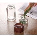 Infuseur en verre avec design moderne et fonctionnel