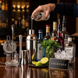 Shaker à cocktails en acier inoxydable de qualité