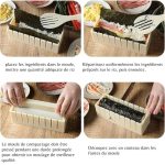 Kit complet pour confectionner des sushis délicieusement frais