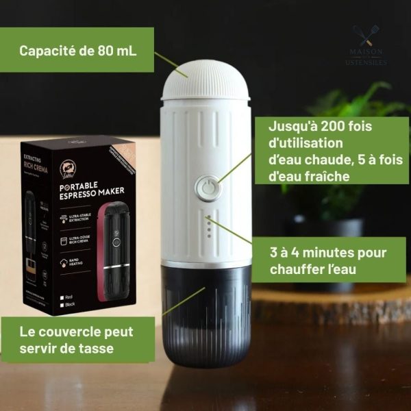 Machine à café légère et facile à transporter