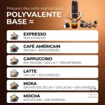 Machine à café sans fil pour un café instantané