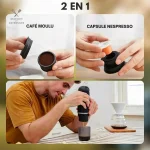 Expresso compact idéal pour les voyages