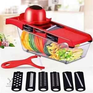 Mandoline Cuisine 6 en 1 pour une découpe précise