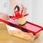Mandoline pratique avec 6 fonctions pour préparer vos plats