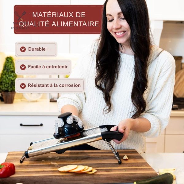 Mandoline polyvalente pour toutes vos préparations culinaires